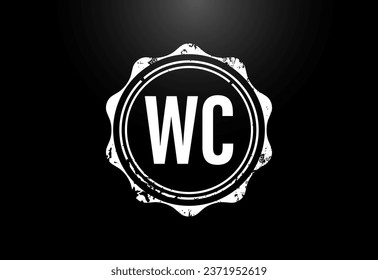 Initial Letter W C Logo Design Vektor. Bildzeichen für Alphabet-Symbole für Unternehmen