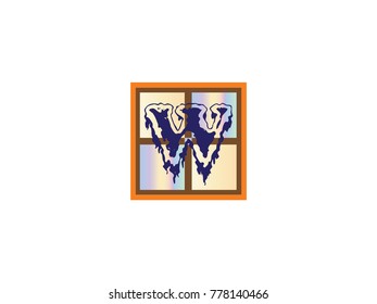initial letter W design Logo Vector Graphic Branding Letter Element.