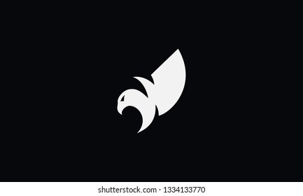 Initial Letter W Eagle Brand Identity Vector Illustration