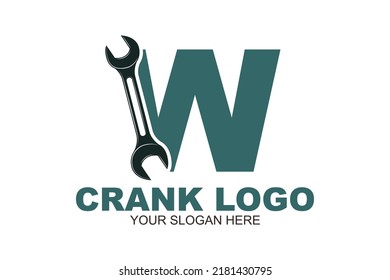 initial Letter W grank logo
