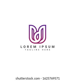 initial letter W logo design template for business purpose.