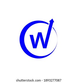 INITIAL LETTER W LOGO DESIGN CREATIVE IDEA