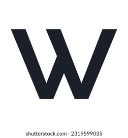 Initial Letter W Logo Design Free Vector