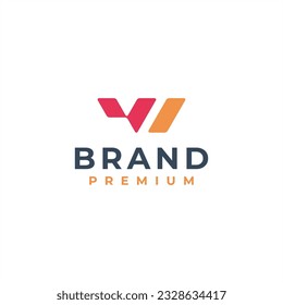 initial letter w logo design