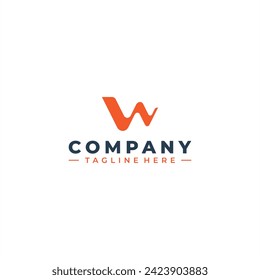 initial letter W logo design