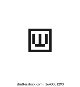 Initial Letter W logo icon design template elements - vector