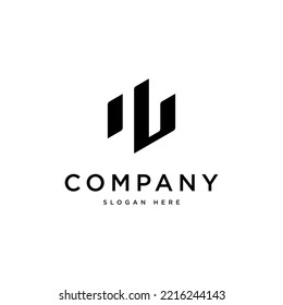 initial letter W logo icon and vector