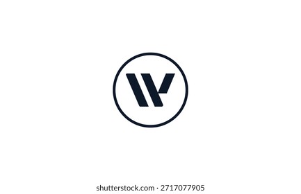 Anfangsbuchstabe W-Logo. Roter und schwarzer Buchstabe W. W-Logo. 