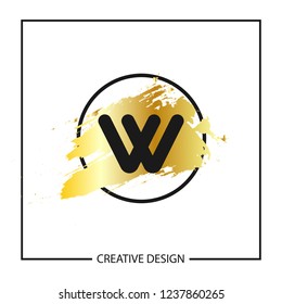 Initial Letter W Logo Template Vector Design