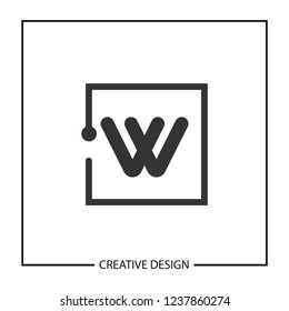 Initial Letter W Logo Template Vector Design