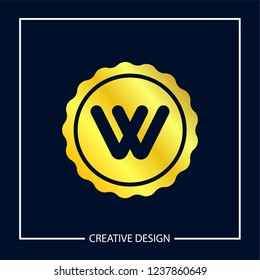 Initial Letter W Logo Template Vector Design