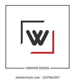 Initial Letter W Logo Template Vector Design