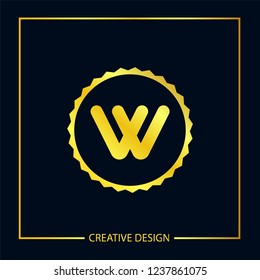 Initial Letter W Logo Template Vector Design