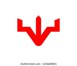 Initial Letter W Logo Template Design