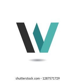 Initial Letter W Logo Template