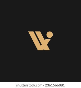 Initial letter W logo vector design template,
