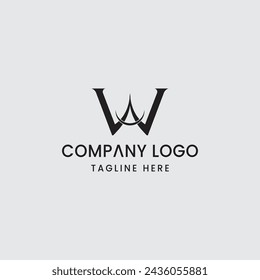 Initial Letter WA Logo Design Outstanding Creative Modern Symbol Sign