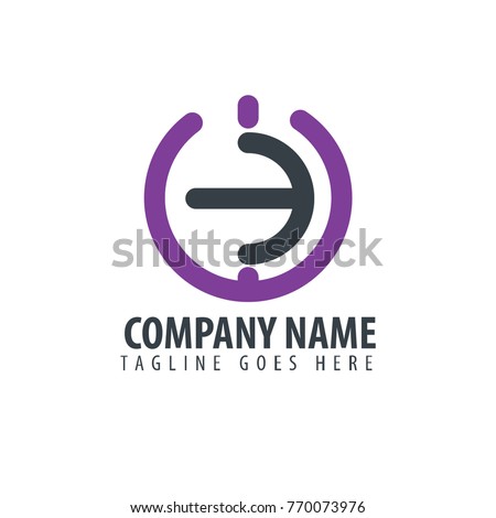 Initial Letter WB Design Logo
