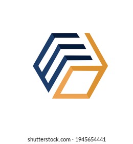 Anfangsbuchstaben WD Logo oder Symbol. EPS10