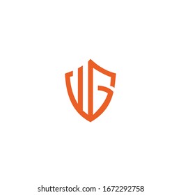 Plantilla de diseño vectorial de logotipo wg de letra inicial o gw