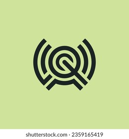 Logo de la carta inicial WQ o QW