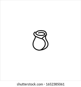 Initial letter wr or rw logo design template