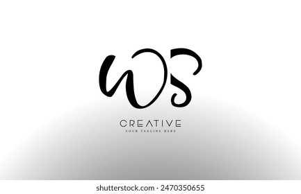 Initial Letter WS logotype company name monogram design for Company and Business logo.