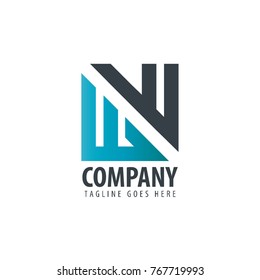 Initial Letter WW Design Logo