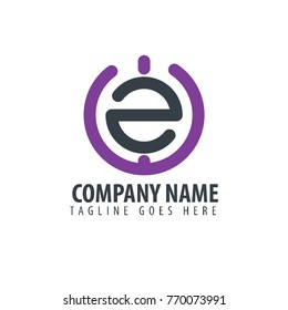 Initial Letter WZ Design Logo