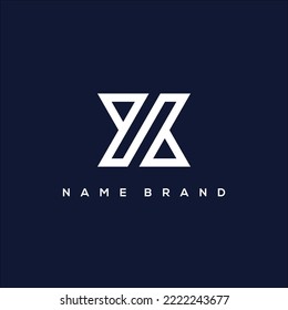 Abstrakter Anfangsbuchstabe X-Logo-Vektorgrafik