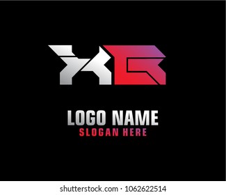 Initial letter X B logo template vector