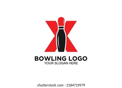 Anfangsbuchstabe X - Bowlinglogo