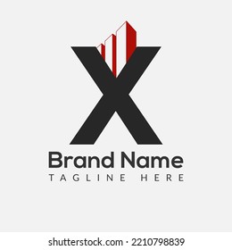 Initial Letter X Building Logo. House logo, Architecture, Home, Real Estate logo design template Template