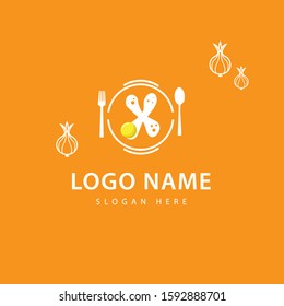 Initial letter X Cafe or restaurant logo