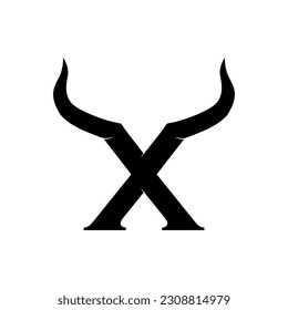  Initial Letter X Logo, Vektorgrafik