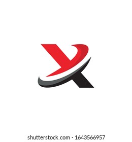 Initial letter x logo design template