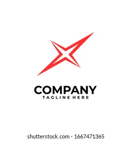 initial letter X logo design vector inspiration