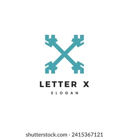 Initial letter X logo design vector