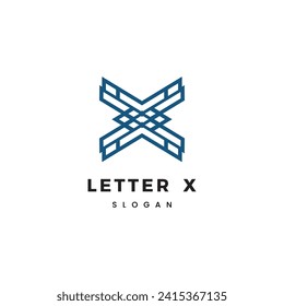 Initial letter X logo design vector