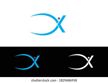 Initial Letter X Logo or Icon Design Vector Image