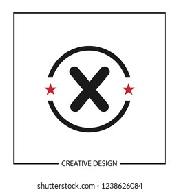 Initial Letter X Logo Template Vector Design
