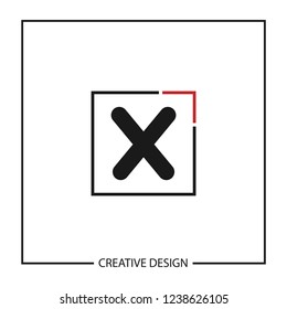 Initial Letter X Logo Template Vector Design