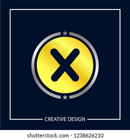 Initial Letter X Logo Template Vector Design