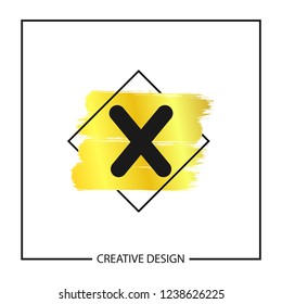 Initial Letter X Logo Template Vector Design