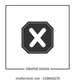 Initial Letter X Logo Template Vector Design