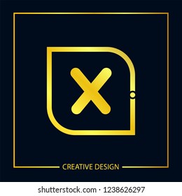 Initial Letter X Logo Template Vector Design