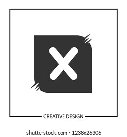 Initial Letter X Logo Template Vector Design