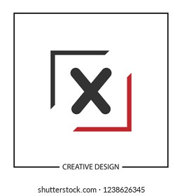 Initial Letter X Logo Template Vector Design