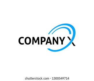 Initial letter X logo template design