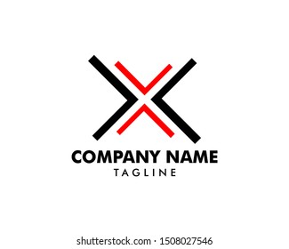 Initial Letter X Logo Template Design